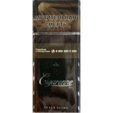 Сигареты Cigaronne Super Slims Black