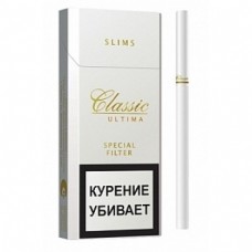 Сигареты Классик Белый Ультима Слим (Classic Ultima Slims 100mm)